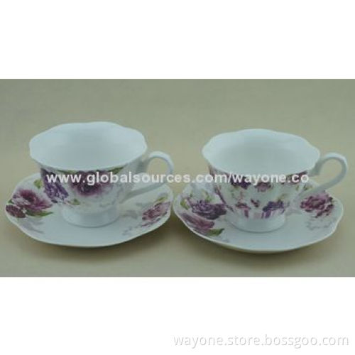 550mL/20oz fine China soup cup and saucer set, nice for promotions